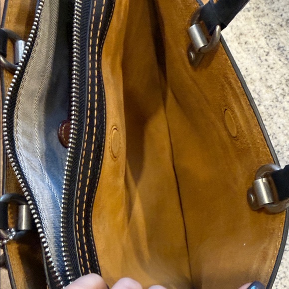 Coach black laptop bag - Picture 5 of 8